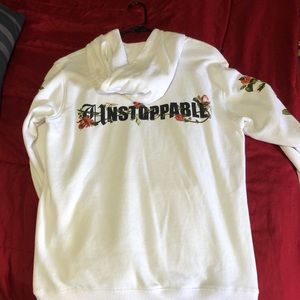 Unstoppable White Hoodie